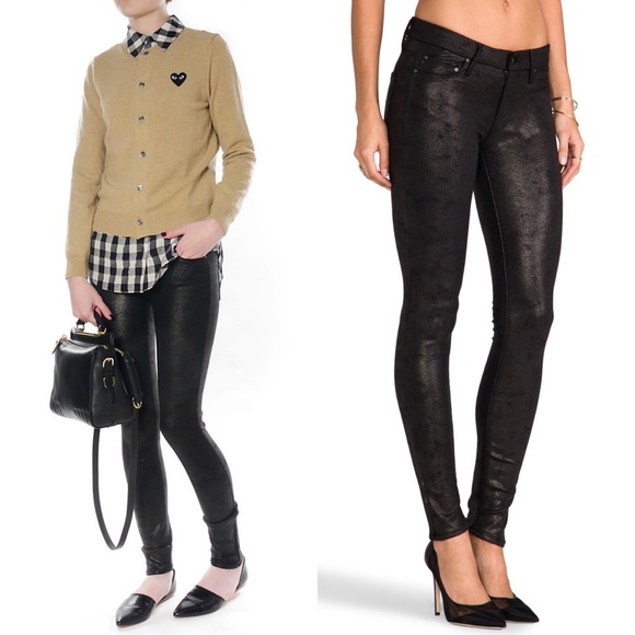 MOTHER Pants - Mother Denim The Looker Pants in Cracked Shadow